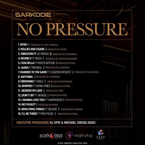 Sarkodie – No Pressure (Full Album)