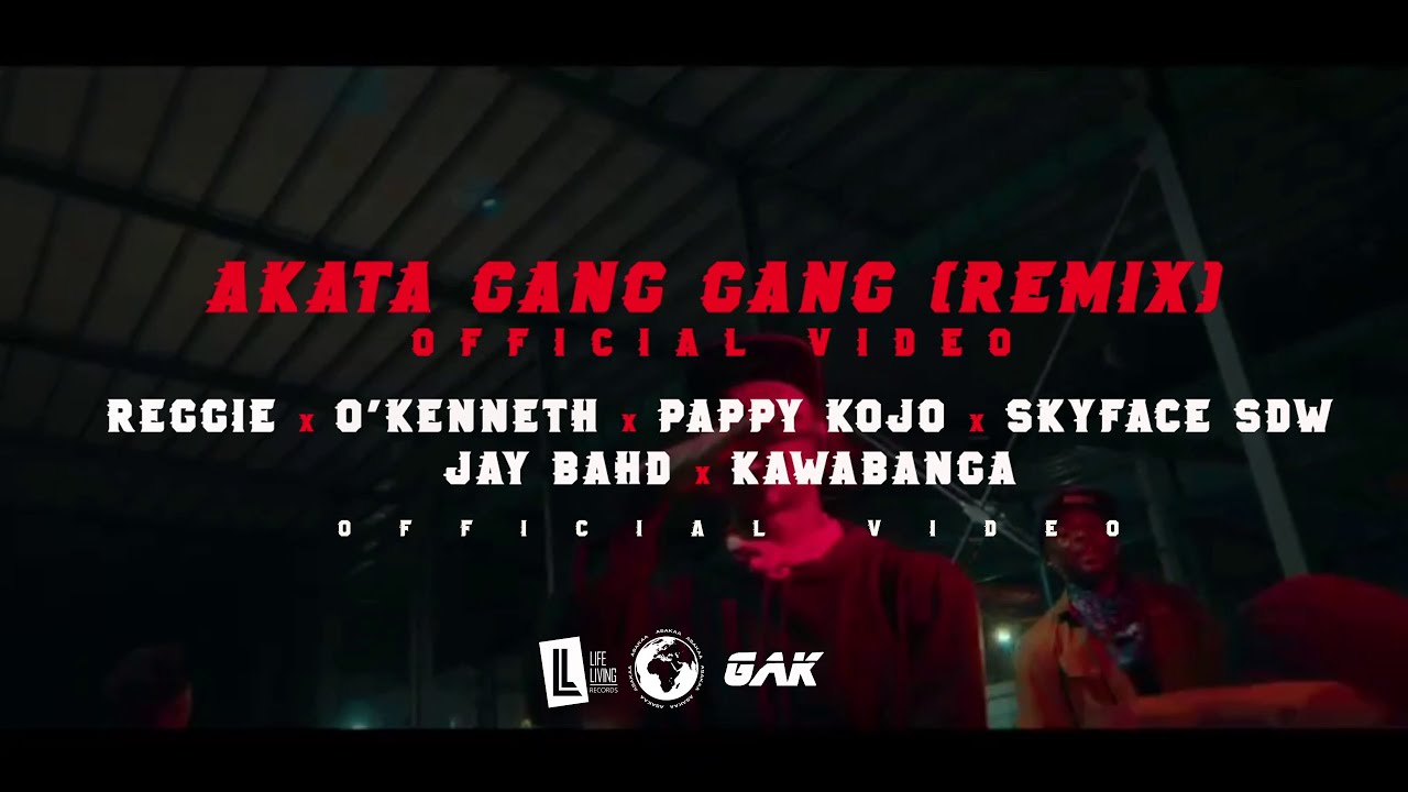 Reggie – Akata Gang Gang (Remix) ft. Pappy Kojo x O’Kenneth x Jay Bahd x Skyface SDW x Kawabanga (Official Video)