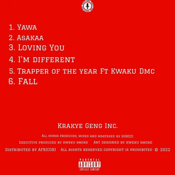 Kweku Smoke x Hordzi – Eye Red (Full EP) Tracklist