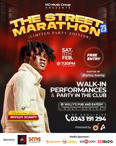 ShyGuy Scanty To Host The Street Marathon 23 (TSM23)