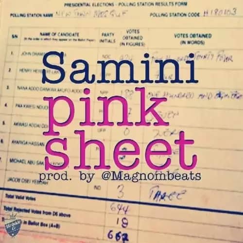 Samini – Pink Sheet (Sarkodie Diss) (Prod by Magnombeats)